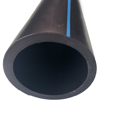Tubo plástico del drenaje de la irrigación del HDPE del negro del tubo de agua del tubo del abastecimiento de agua PE100