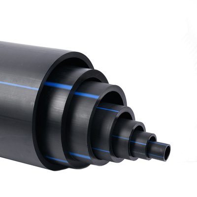Tubo de agua del HDPE de la irrigación del diámetro grande del tubo del abastecimiento de agua del tubo del HDPE del arreglo para requisitos particulares