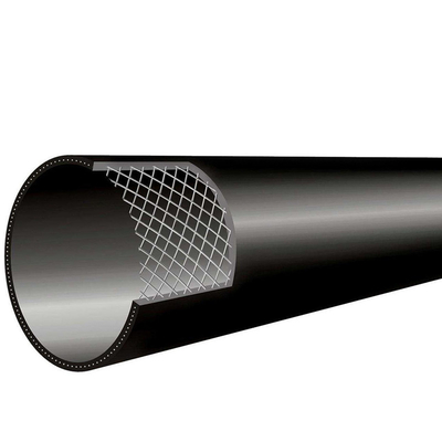 Tubo de esqueleto de malla de alambre de HDPE 1.0 Tubo de plástico de suministro de agua de 1.6mpa PE