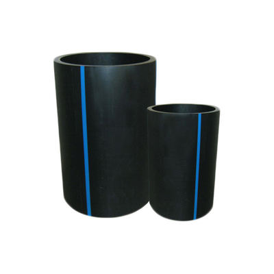 Tubería de agua de plástico HDPE negro Suministro de agua Tubería de aguas residuales de polietileno de alta densidad