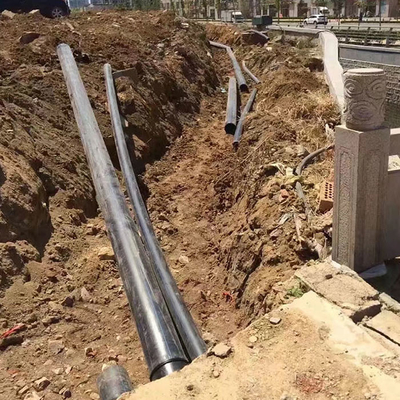 6 puntos del HDPE del abastecimiento de agua instalan tubos el tubo de la irrigación de regadera del HDPE 50 63 de 110m m