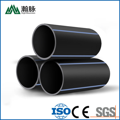 El abastecimiento de agua plástico negro del HDPE instala tubos 20/63/50/32m m para la ingeniería