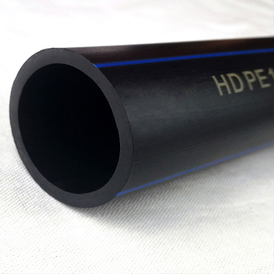 La irrigación caliente del HDPE del derretimiento instala tubos DN90 110 tubo negro de la irrigación 140 160 200