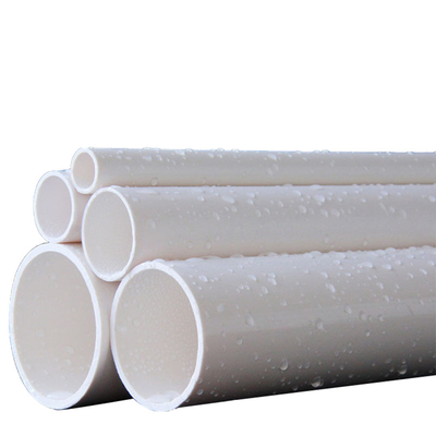 Los alcantarillados de alta calidad de la materia prima instalan tubos los tubos del drenaje del PVC