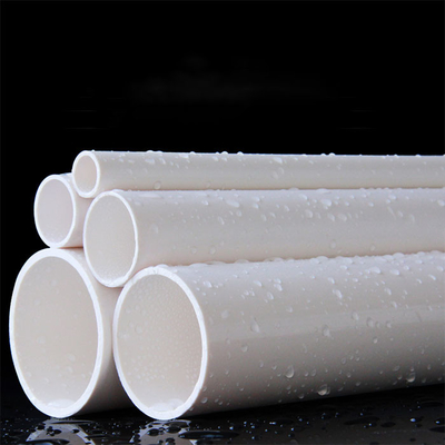 Diversos diámetros modificados para requisitos particulares de los tubos plásticos de los tubos de alcantarilla de los tubos del drenaje del Pvc