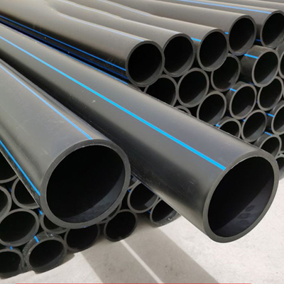 Los tubos plásticos del drenaje del abastecimiento de agua del HDPE modificaron buena resistencia del tamaño para requisitos particulares