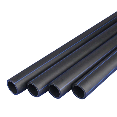 negro plástico de la tubería del grueso del tubo del suministro de agua de 8inch Pe100 HDPE modificado para requisitos particulares