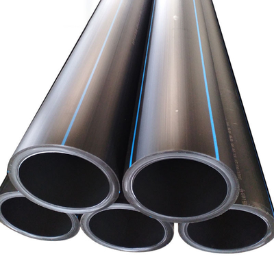 Tubo de suministro de agua de HDPE de plástico enterrado 4 pulgadas 90 mm DN1600 mm