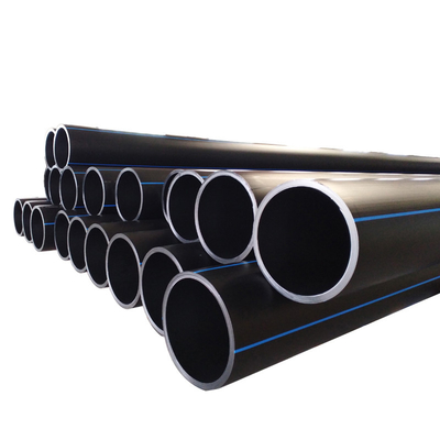 Tubo de suministro de agua de HDPE de plástico enterrado 4 pulgadas 90 mm DN1600 mm