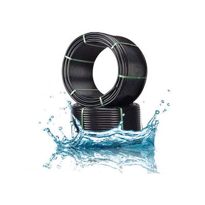 Riego compuesto de drenaje y suministro de agua de tubería de HDPE negro
