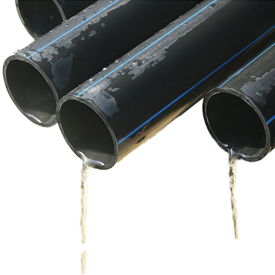 El tubo del drenaje del abastecimiento de agua del HDPE de 4 pulgadas 6 pulgadas 8 pulgadas 24 especificaciones de la pulgada enumera