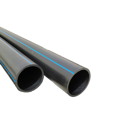 Tubo de consumición DN25mm del HDPE PE de agua del golpecito negro de alta densidad del abastecimiento