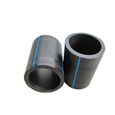 Negro de las especificaciones del tubo del abastecimiento de agua del HDPE del drenaje del polietileno PE diverso