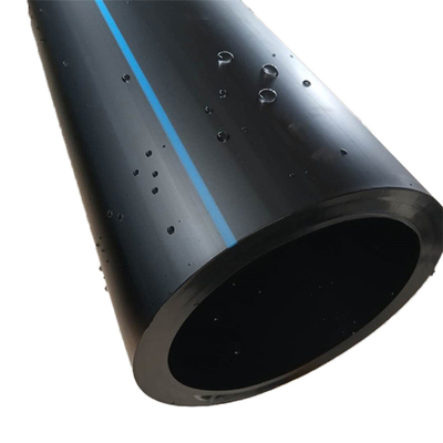 Negro de las especificaciones del tubo del abastecimiento de agua del HDPE del drenaje del polietileno PE diverso