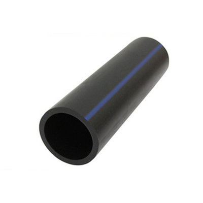 Drenaje DN20mm negro de la irrigación del tubo del abastecimiento de agua del HDPE de 8 pulgadas de diámetro