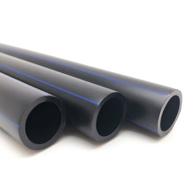 6 pulgadas negra 24 tubos del abastecimiento de agua del HDPE de la pulgada para las aguas residuales o el drenaje