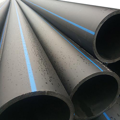 6 pulgadas negra 24 tubos del abastecimiento de agua del HDPE de la pulgada para las aguas residuales o el drenaje
