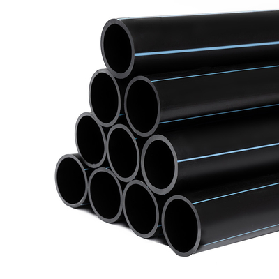 Tubo plástico PN16 PE100 DN1000mm del abastecimiento de agua del HDPE azul negro del color