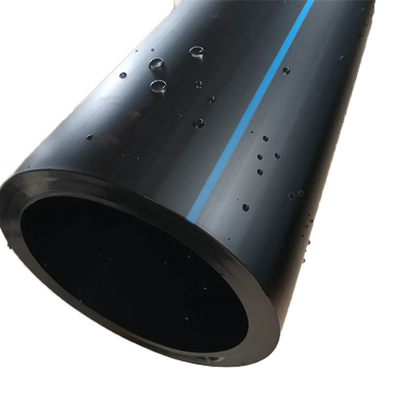 Diámetro grande modificado para requisitos particulares 1100m m 6.6m m PE100 de agua del HDPE 100 del tubo negro del abastecimiento