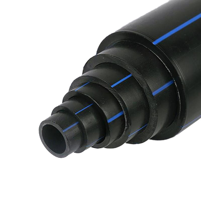 Rollo negro PE100 PE DN20mm del polietileno del tubo del abastecimiento de agua del HDPE