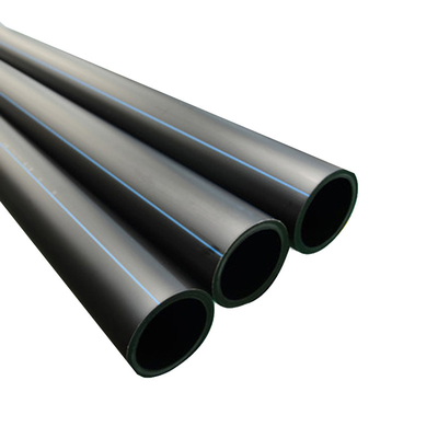Tubo negro Rolls de la irrigación del PE del tubo del abastecimiento de agua del diámetro grande del tubo del HDPE PE100
