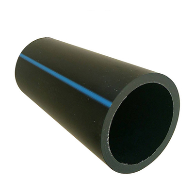 Pe100 Negro de suministro de agua Hdpe tubo DN20 de drenaje de aguas residuales tubo