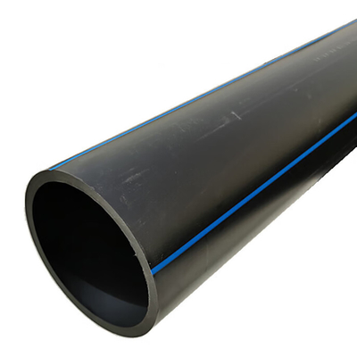 Fuente de suministro de agua negra Hdpe Rollo de tubería 2 pulgadas 4 pulgadas de plástico de riego de tubería para agua fría