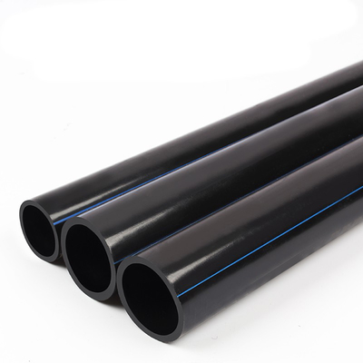 Fuente de suministro de agua negra Hdpe Rollo de tubería 2 pulgadas 4 pulgadas de plástico de riego de tubería para agua fría