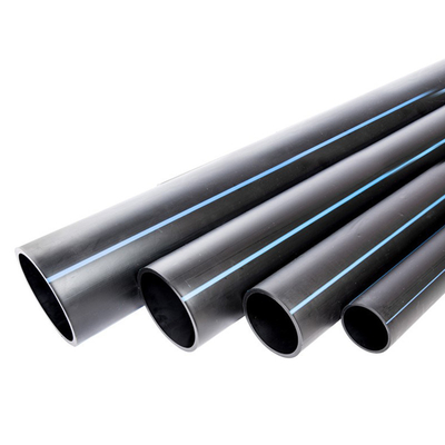 Tubo de agua de PE100 HDPE negro SN8 200mm 300mm 400mm para sistema de drenaje