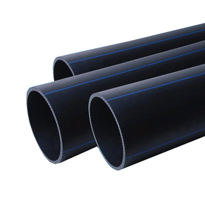 2 pulgadas 50 mm tubo de drenaje Hdpe negro para proyectos municipales