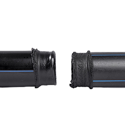 Tubos de suministro de agua de HDPE con rayas PE100 Negro Azul con resistencia a la corrosión