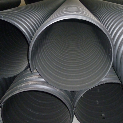 Corte resistente a la corrosión tubo de agua hdpe negro DN20mm-1600mm 2.3mm-117.6mm