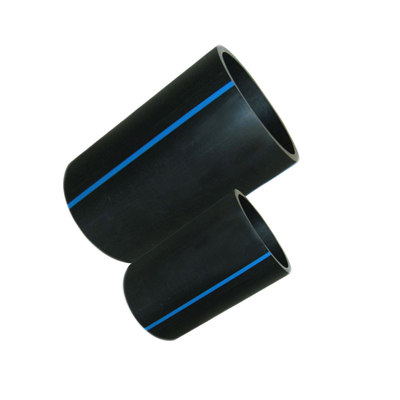 PE100 Tubos de suministro de agua de HDPE negro/azul con muestras disponibles