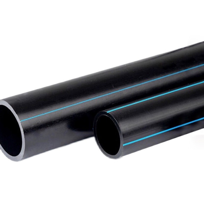 PE100 Tubos de suministro de agua de HDPE negro/azul con muestras disponibles