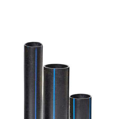 Largo personalizable tubo de agua Hdpe negro y azul tubo de agua con resistencia a la corrosión