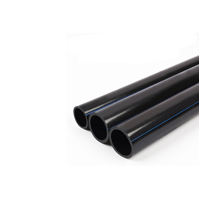 Pipa de agua PE Negro Pipa de agua PE para el requisito de longitud personalizada flexible y una amplia gama de diámetros