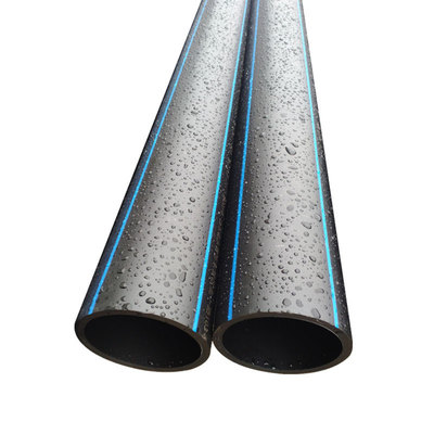 Tubo de agua de HDPE azul negro resistente a la corrosión