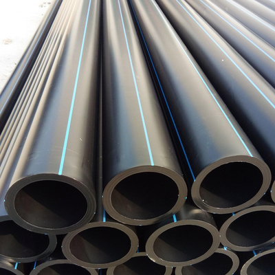 Tubo de agua de HDPE azul negro resistente a la corrosión