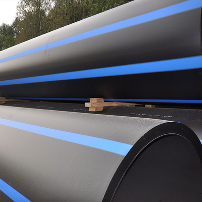 Tubo de agua de HDPE azul negro resistente a la corrosión