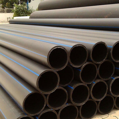 Tubo de agua PE Hdpe / Tubo de agua PE en negro Tamaños personalizados ISO certificado