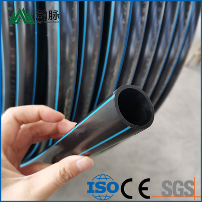 Tubos de agua y drenaje duraderos de HDPE negro