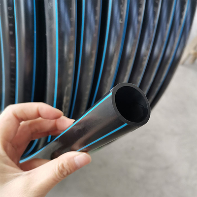 Tubos de agua de HDPE azul negro para la distribución de agua