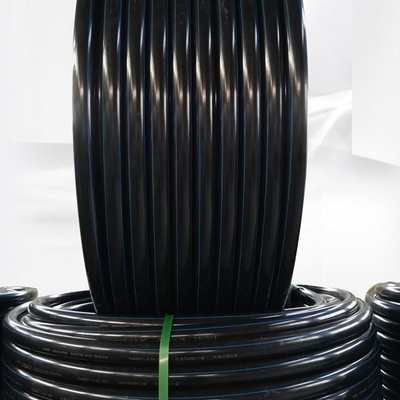 Tubos de agua y drenaje duraderos de HDPE negro