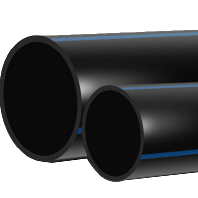 Tubos de agua y drenaje duraderos de HDPE negro