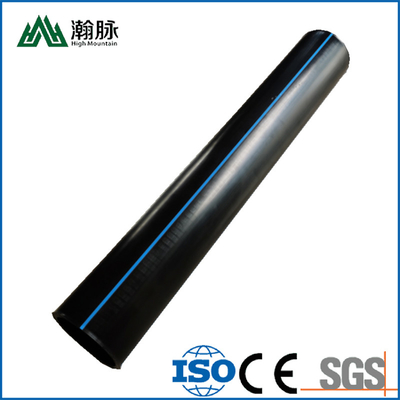 Tubos de suministro de agua HDPE duraderos en negro/azul (2.3-117.6mm) Tubos de suministro de agua subterráneos