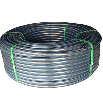 DN16mm-1800mm Tubo de agua de HDPE negro para ingeniería municipal Tubos de suministro de agua de plástico Tubo de bobina de HDPE