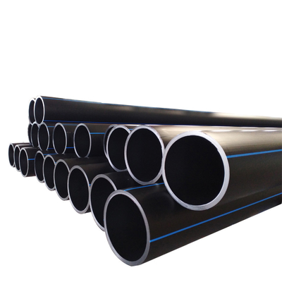 Tamaño personalizado de tuberías de suministro de agua HDPE PE longitud según los requisitos del cliente para la red de distribución de agua