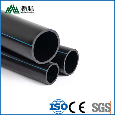 Longitud según los requisitos del cliente Tubos de suministro de agua HDPE con servicios de procesamiento de corte y espesor de 2,3 mm-117,6 mm