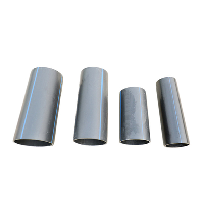 Longitud según los requisitos del cliente Tubos de suministro de agua HDPE con servicios de procesamiento de corte y espesor de 2,3 mm-117,6 mm