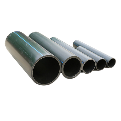Longitud según los requisitos del cliente Tubos de suministro de agua HDPE con servicios de procesamiento de corte y espesor de 2,3 mm-117,6 mm